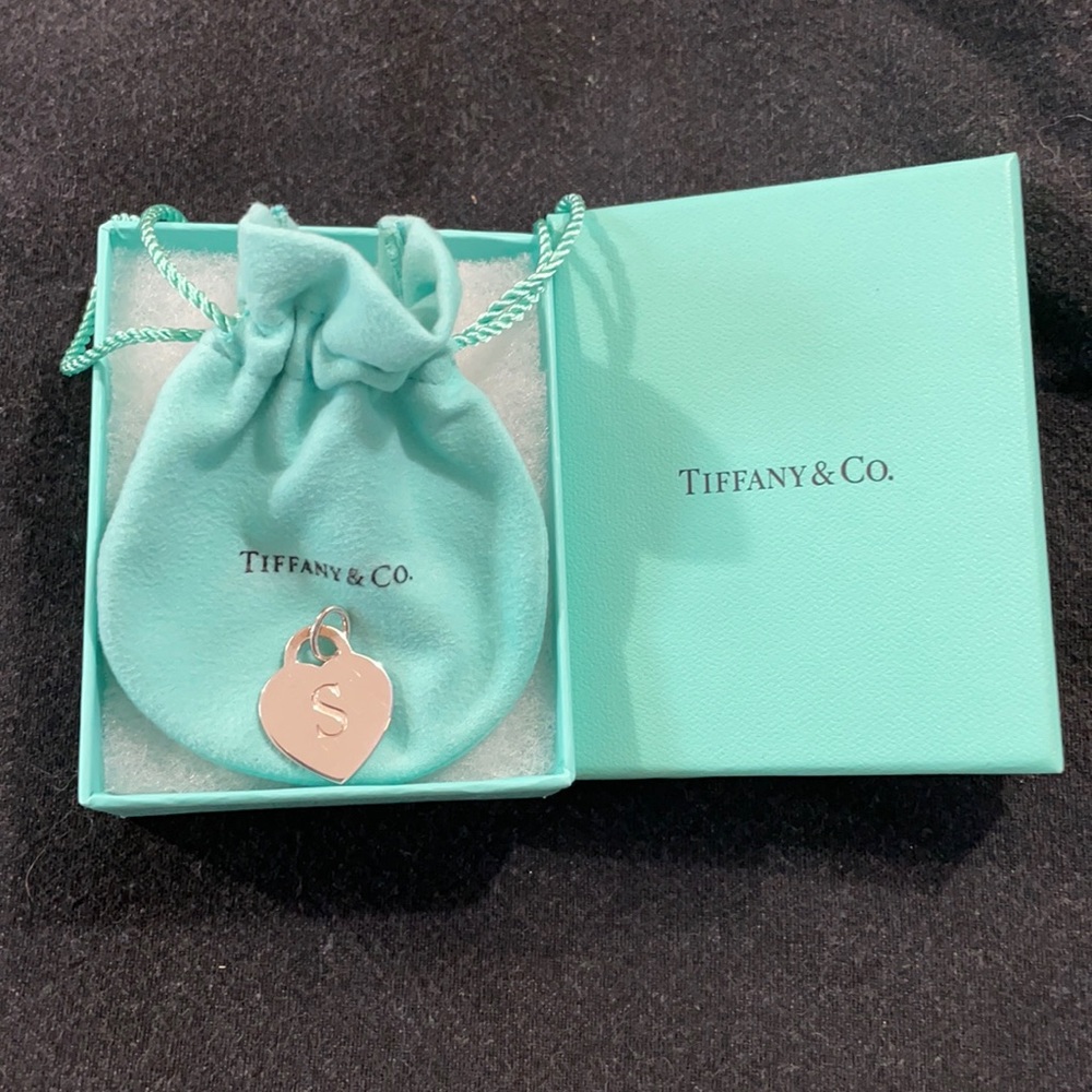 Return to Tiffany Sterling Silver Initial Charm